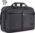 Wodoodporna torba na laptopa 17,3", teczka biznesowa z ochroną RFID firmy KROSER DKL182 czarny