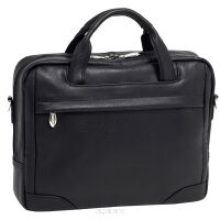 Torba biznesowa z miejscem na laptop Bronzeville 15,4" Black McKlein