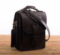 Elegancka skórzana teczka, torba raportówka BarellyBags model Kansas 2w1