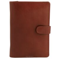 SKÓRZANY  ORGANIZER-okładka format B6, 0710 Koniak