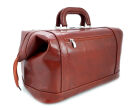 Torba lekarska, kufer skórzany, Unisex, Galskór, model M550 Koniak