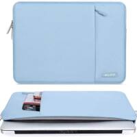 Wodoodporny pokrowiec na laptop marki MOSISO- torba na laptopa kolor błękitny