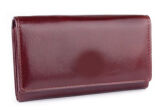 Elegancki portfel damski, skórzany PD-008 S Brązowy