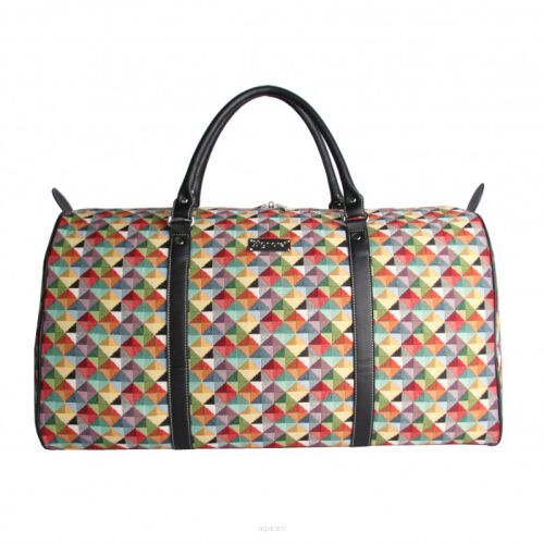 TORBA PODRÓŻNA Vintage z Gobelinu W STYLU ORIENTALNYM TP-27527-Triangle