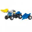 Rolly Toys rollyKid Traktor New Holland z łyżką i przyczepą