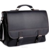 Teczka biznesowa skórzana BarellyBags-Chicago-L Black