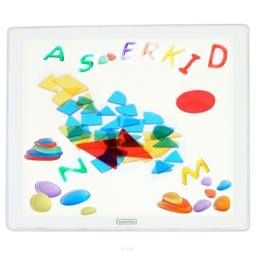 MASTERKIDZ Kwadratowy Panel Świetlny LED Kolorowy + Zestaw Akcesoriów