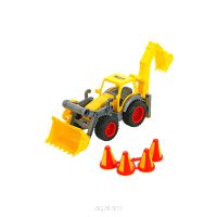 WADER QT ConsTruck Koparka z łyżką + pachołki