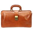 ELEGANCKA SKÓRZANA TORBA LEKARSKA  MD-01 Old Scholl Florence Camel