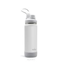 Butelka termiczna ze stali nierdzewnej 500 ml - PURO Outdoor biała