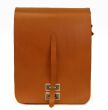 TORBA RAPORTOWKA, LISTONOSZKA, VINTAGE, JUCHT 0032 Koniak