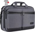 Wodoodporna torba na laptopa 17,3", teczka biznesowa z ochroną RFID firmy KROSER DKL182-CDG szara