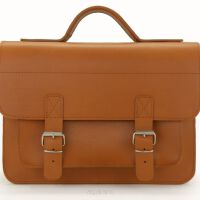 Torba skórzana, Styl VINTAGE, JUCHT, Orso Nero 1014 Koniak