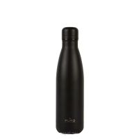 Butelka termiczna ze stali nierdzewnej 500 ml - Puro Icon - malowana proszkowo - czarny