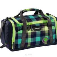 Młodzieżowa torba sportowa, szkolna, COOCAZOO SPORTERPORTER Checky Sharp Green