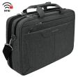 Wodoodporna torba na laptopa 15,6", teczka biznesowa z ochroną RFID  firmy KROSER