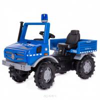 Rolly Toys Ciężarówka Samochód na pedały Unimog Merc-Benz Policja