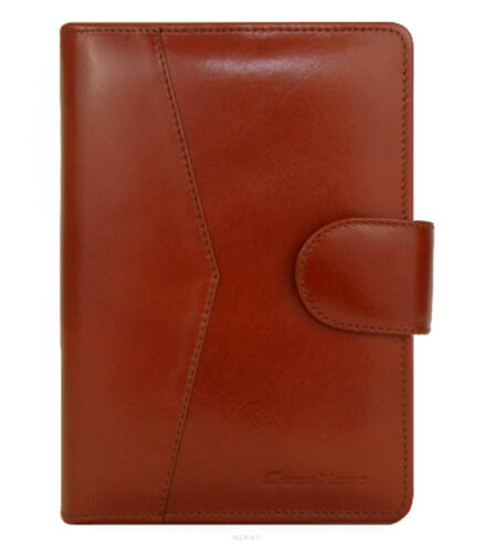 SKÓRZANY ORGANIZER, format B6, planer 0212 Koniak