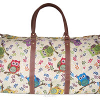 TORBA PODRÓŻNA Vintage z Gobelinu W STYLU ORIENTALNYM TP-27527-Hibou