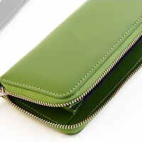 Elegancki portfel damski, kopertówka, skórzany PD-243 BV  Green