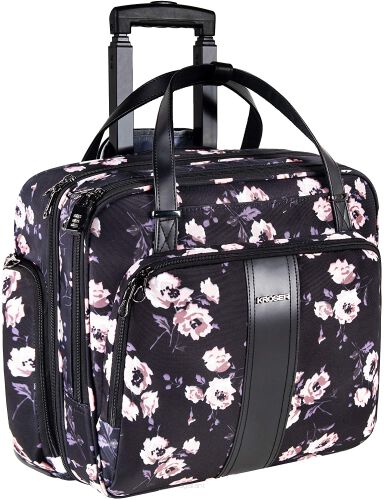 Damska torba podróżna na kółkach marki Kroser, z systemem transportowym typu trolley.
