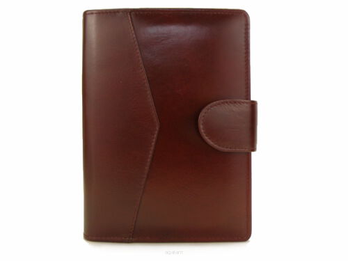 SKÓRZANY ORGANIZER, format B6, planer 0212 Bordowy