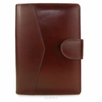 SKÓRZANY ORGANIZER, format B6, planer 0212 Bordowy
