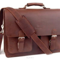 Teczka biznesowa skórzana BarellyBags, Arabic-XL Camel