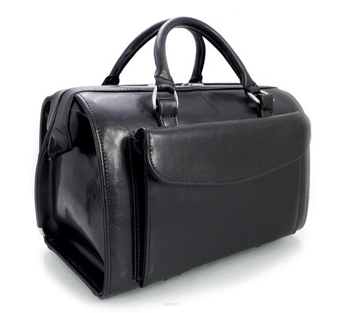 Torba lekarska skórzana damska, Galskór, kufer model M555