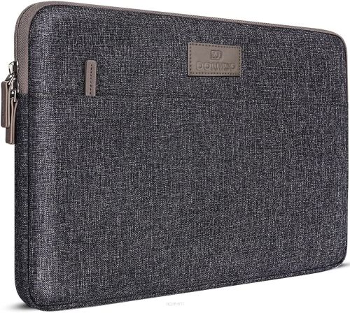 Wodoodporny pokrowiec na laptop marki DOMISO - torba na laptopa 13,3/14/15/17 cali, LP10 Ciemnoszary