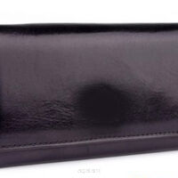 Elegancki portfel damski, skórzany PD-008 S Czarny