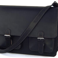 Teczka skórzana BarellyBags- Intense-L Black
