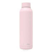 Butelka termiczna ze stali nierdzewnej 630 ml Quokka Solid - malowanie proszkowe - Różowy
