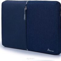 Wodoodporny pokrowiec na laptop marki SIMTOP- torba na laptopa 14" granatowy