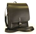 TORBA RAPORTOWKA, LISTONOSZKA, VINTAGE, JUCHT 0021 Black