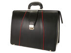 BIGLOWA, SKÓRZANA TORBA LEKARSKA HAWANA TL-1237 Black CC