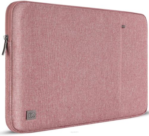 Wodoodporny pokrowiec na laptop marki DOMISO - torba na laptopa 13,3/14/15/17 cali, LP08 Różowy