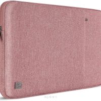Wodoodporny pokrowiec na laptop marki DOMISO - torba na laptopa 13,3/14/15/17 cali, LP08 Różowy