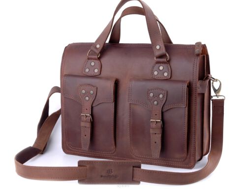 Unikatowa torba skórzana Barellybags w stylu Vintage model Floryda