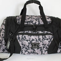 TORBA PODRÓŻNA NA RAMIĘ militarna, BAG STREET, 4049 Szary maskujący