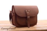 Urokliwa damska torebka skórzana listonoszka, torba w stylu Vintage BarellyBags, model Luizjana