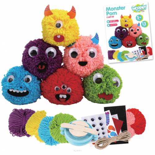 WOOPIE ART&FUN Zestaw Kreatywny Zrób Potworka Monster Pom