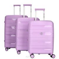 Zestaw walizek podróżnych na 4 kółkach 3w1 Enrico Benetti Montreal 39047 Lilac