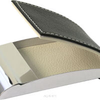 ELEGANCKIE ETUI NA WIZYTÓWKI, KARTY PŁATNICZE E-529 Beżowy