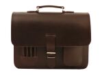 Torba skórzana, PLECAK 3w1 Styl VINTAGE, JUCHT, 0065 Brązowy