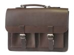 Torba skórzana, PLECAK 3w1 Styl VINTAGE, JUCHT,  0190, Brąz