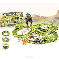 WOOPIE Tor Samochodowy XXL Dinozaury 240 el.