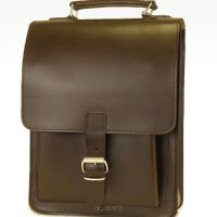 TORBA RAPORTÓWKA, LISTONOSZKA, VINTAGE, ORSO NERO, JUCHT 0266 Brąz