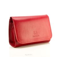 Damska kosmetyczka skórzana K-10 S Rosso