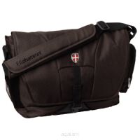 Torba na laptop Ellehammer  typu Messenger, Bergen, brązowa